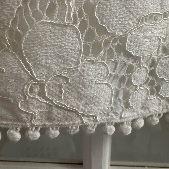 Vince Camuto 3/4 Sleeve White Lace Dress - Picture 4 of 8